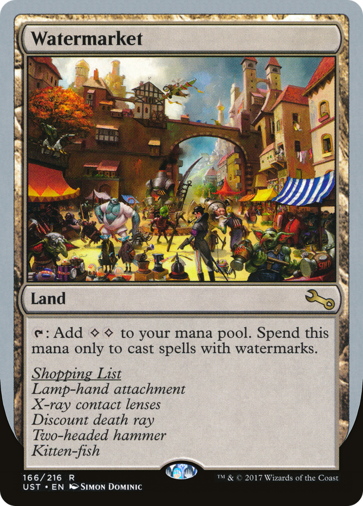 Watermarket (UST-166) - Unstable Foil