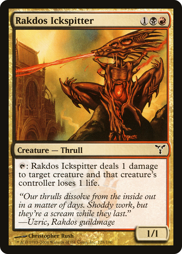 Rakdos Ickspitter (DIS-) - Dissension Foil