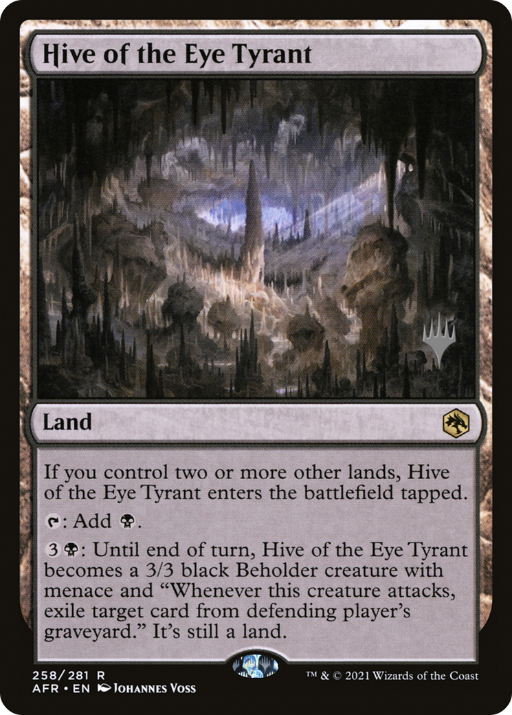 Hive of the Eye Tyrant (PPAFR-258) - Adventures in the Forgotten Realms Promos Foil