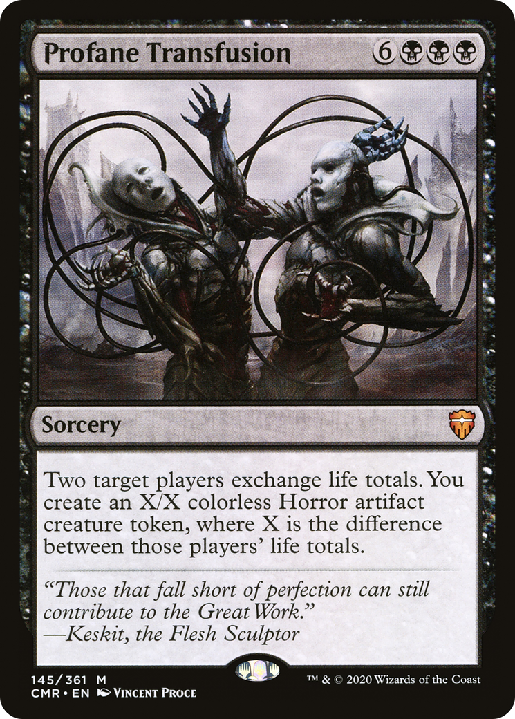 Profane Transfusion (CMR-145) - Commander Legends