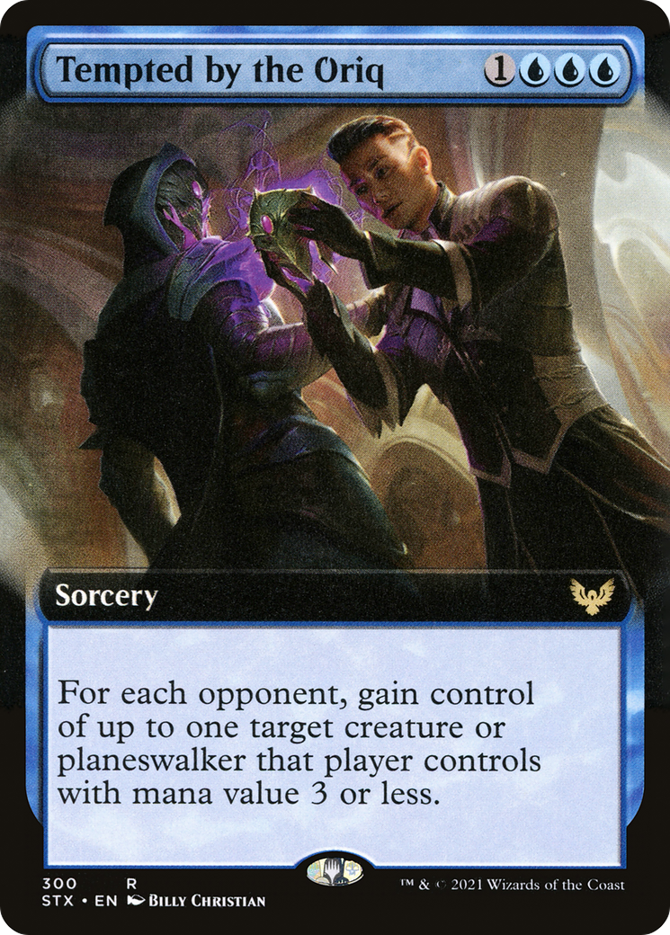 Tempted by the Oriq (Extended Art) (STX-300) - Strixhaven: School of Mages: (Extended Art) Foil
