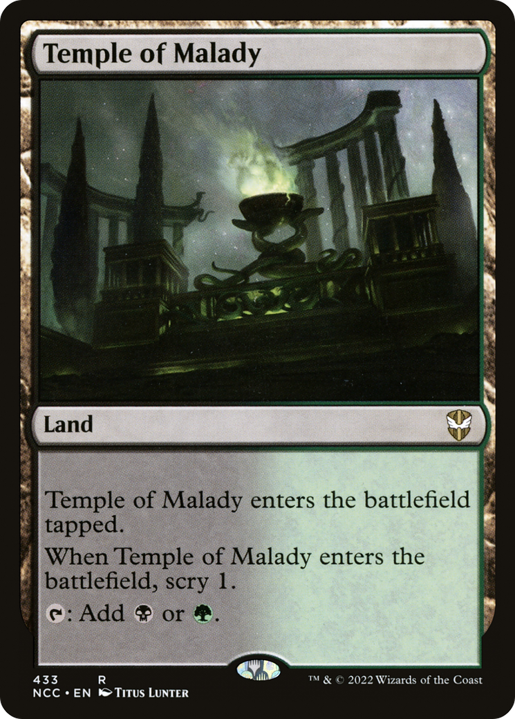Temple of Malady (NCC-433) - New Capenna Commander