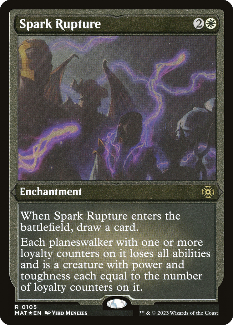 Spark Rupture (Foil Etched) (MAT-105) - March of the Machine: The Aftermath Foil