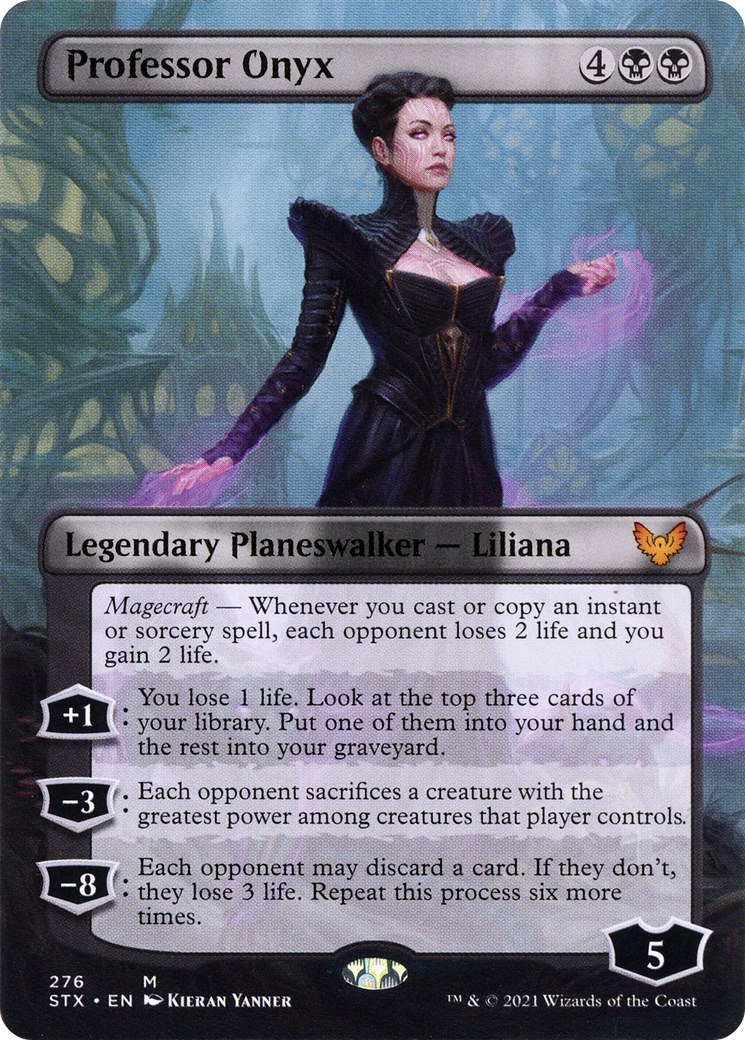 Professor Onyx (Borderless) (STX-276) - Strixhaven: School of Mages