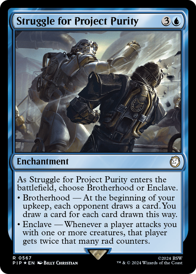 Struggle for Project Purity (Surge Foil) (PIP-567) - Fallout Foil