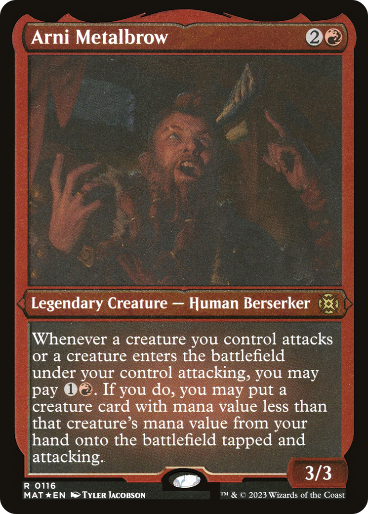 Arni Metalbrow (Foil Etched) (MAT-116) - March of the Machine: The Aftermath Foil