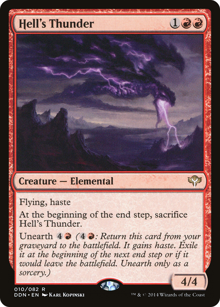Hell's Thunder (DDN-010) - Duel Decks: Speed vs. Cunning
