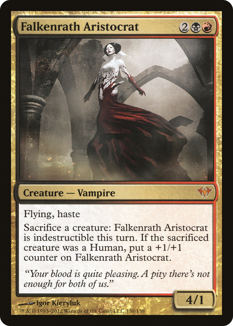 Falkenrath Aristocrat (DKA-138) - Dark Ascension Foil