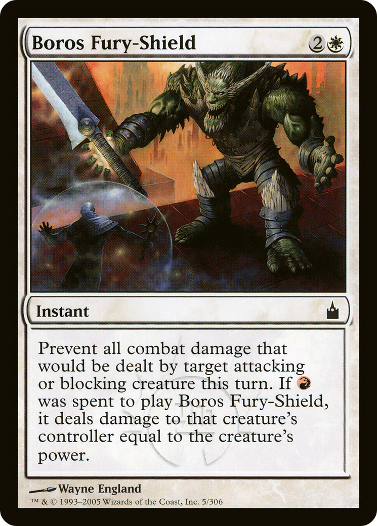 Boros Fury-Shield (RAV-005) - Ravnica: City of Guilds Foil