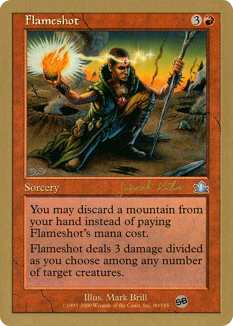 Flameshot - 2000 Janosch Kuhn (PCY) (SB) (WCD-) - World Championship Decks 2000