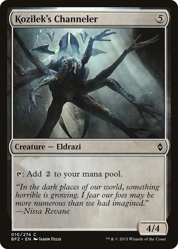Kozilek's Channeler (BFZ-010) - Battle for Zendikar