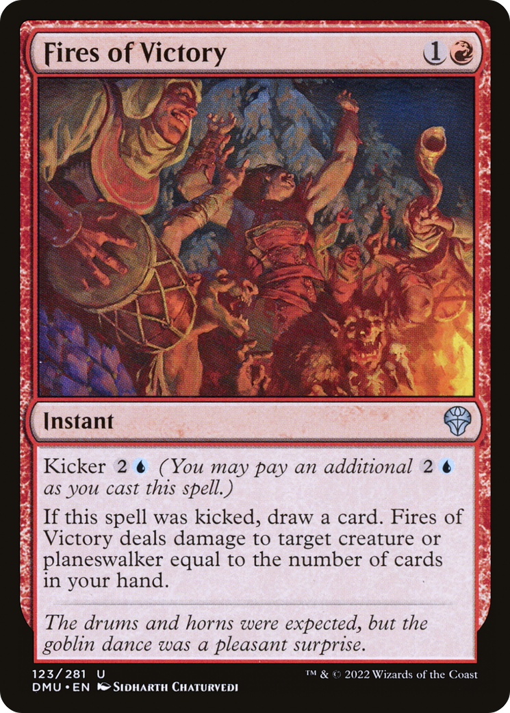 Fires of Victory (DMU-123) - Dominaria United Foil