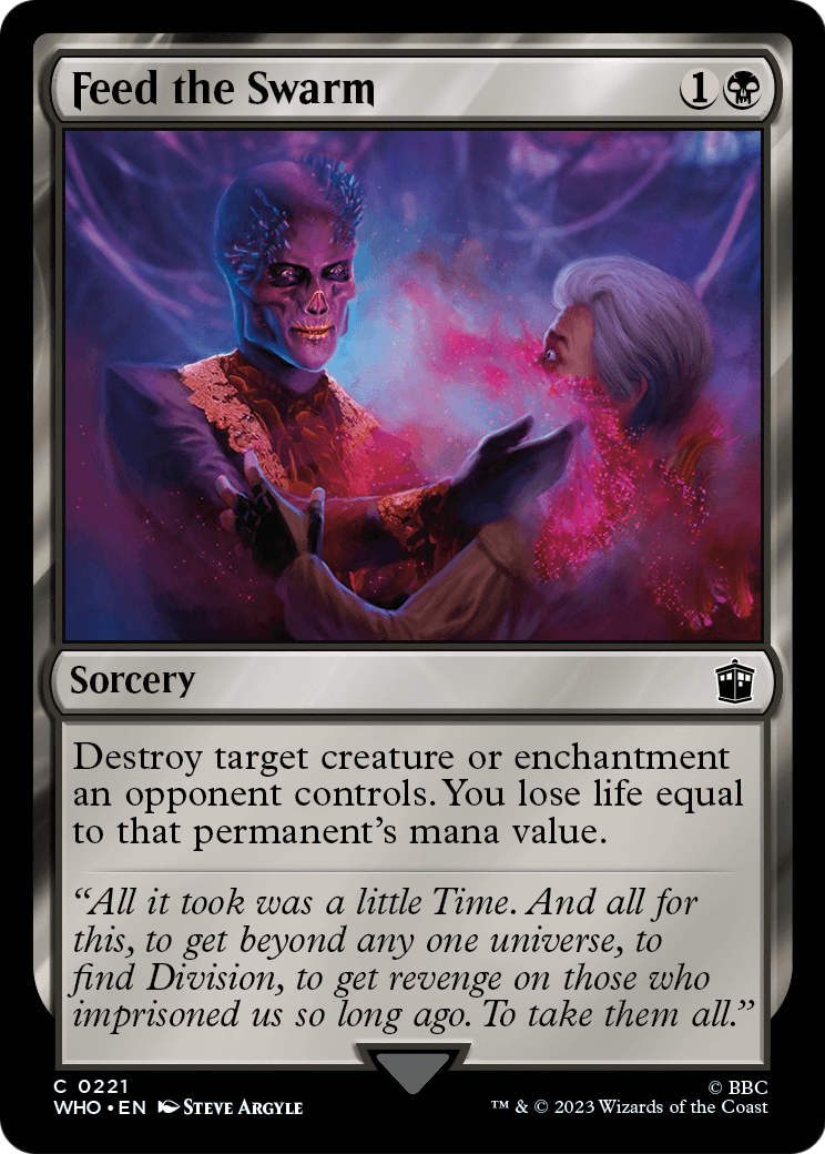 Feed the Swarm (WHO-221) - Doctor Who Foil
