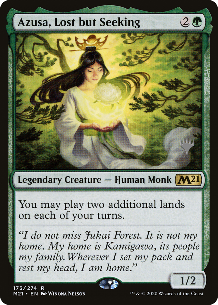 Azusa, Lost but Seeking (PPM21-173) - Core Set 2021 Promos