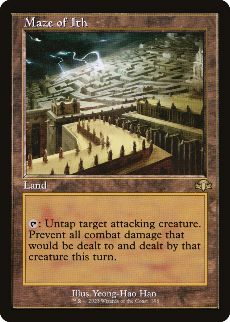 Maze of Ith (Retro Frame) (DMR-398) - Dominaria Remastered Foil