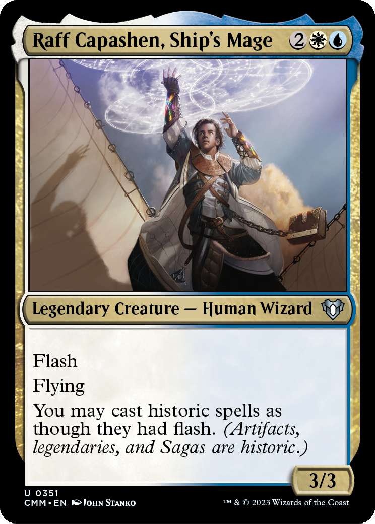Raff Capashen, Ship's Mage (CMM-351) - Commander Masters