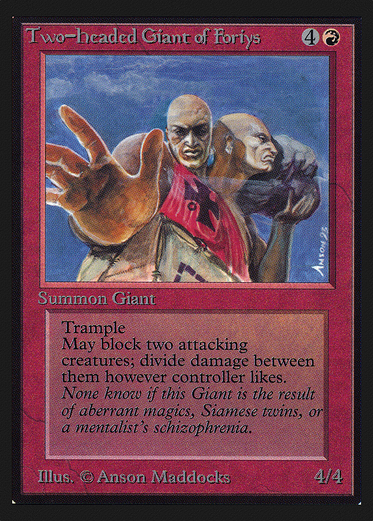 Two-Headed Giant of Foriys (IE) (IED-) - Intl. Collectors' Edition