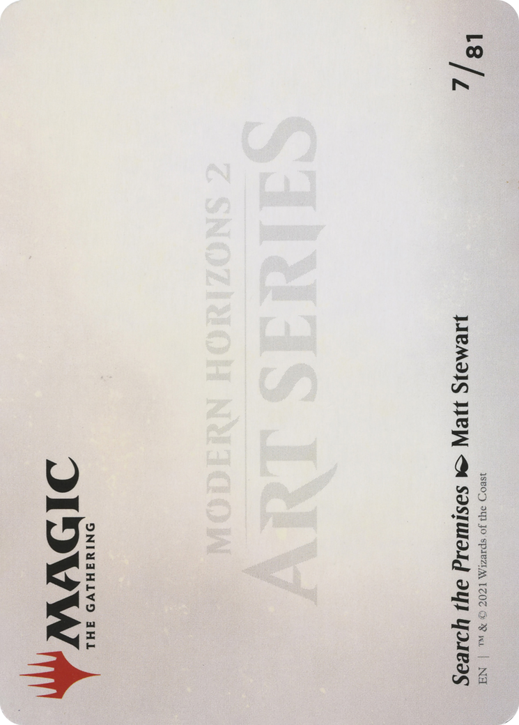 Search the Premises // Search the Premises (AMH2-007) - Modern Horizons 2 Art Series (Borderless) Foil