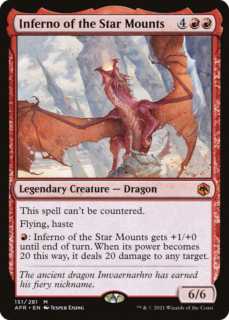 Inferno of the Star Mounts (AFR-151) - Adventures in the Forgotten Realms Foil