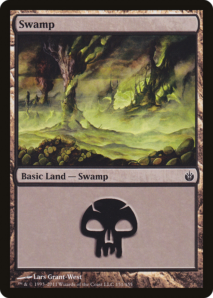 Swamp (151) (MBS-151) - Mirrodin Besieged