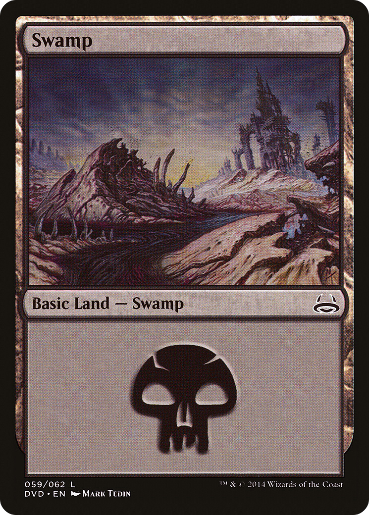 Swamp (59) (Divine vs. Demonic) (DD3-059) - Duel Decks Anthology: Divine vs. Demonic