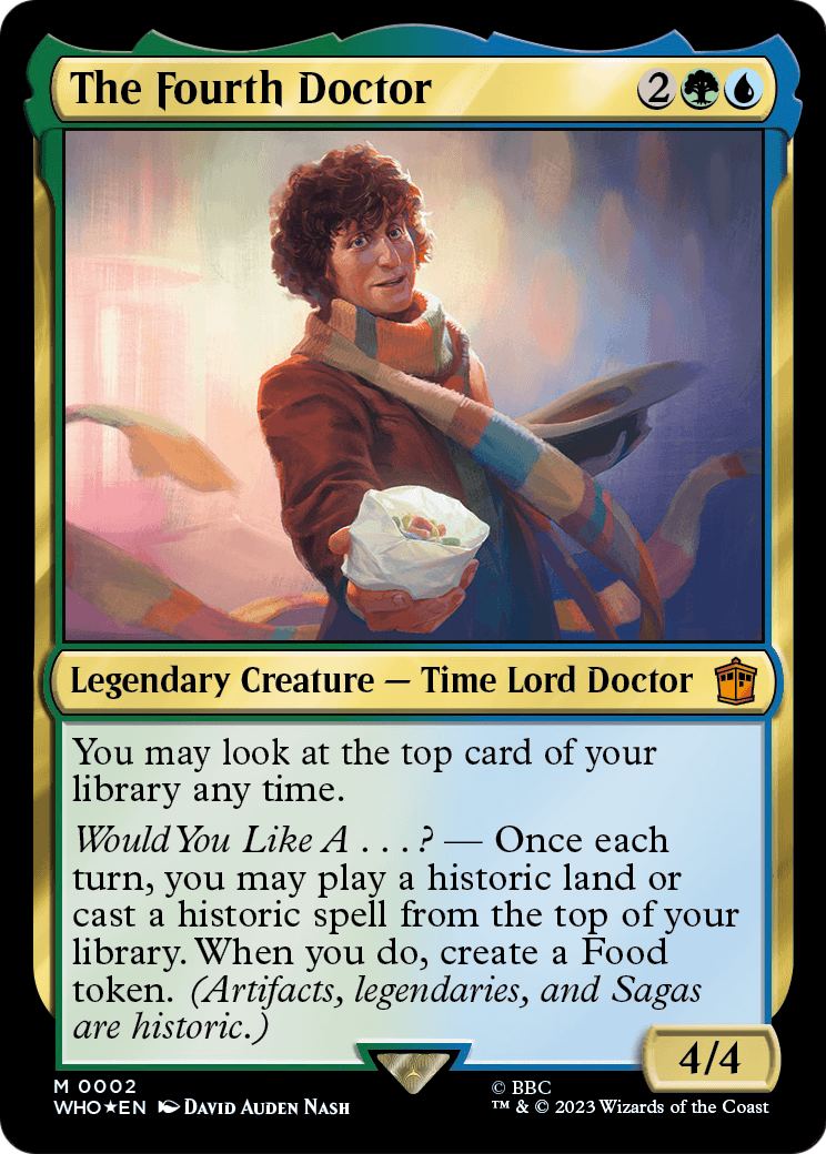 The Fourth Doctor (WHO-002) - Doctor Who Foil