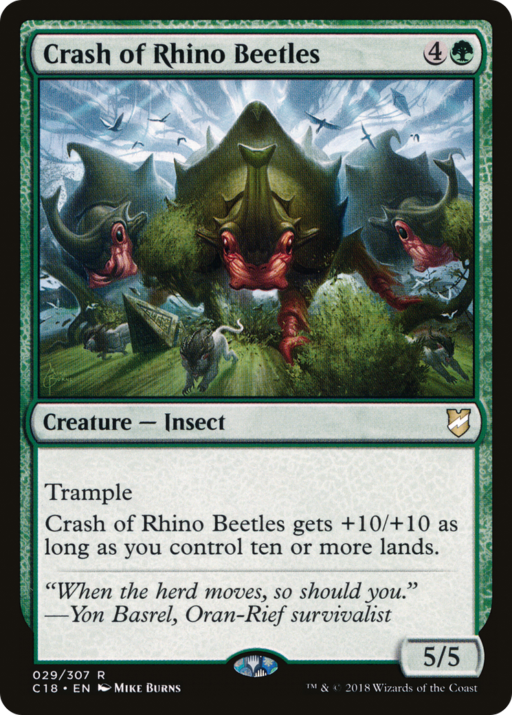 Crash of Rhino Beetles (C18-029) - Commander 2018