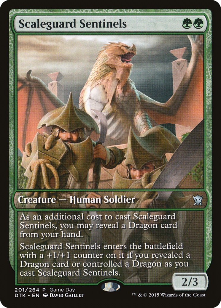 Scaleguard Sentinels (GAME-201) - Dragons of Tarkir Promos