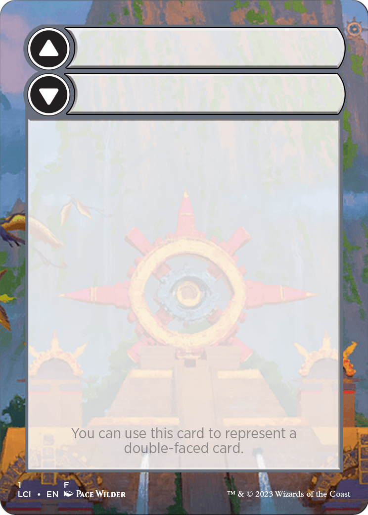 Double-Faced Substitute Card (SLCI-001) - The Lost Caverns of Ixalan Substitute Cards (Borderless)