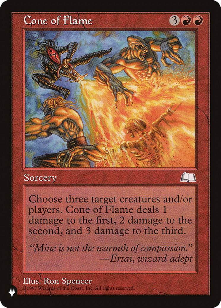 Cone of Flame (LIST-WTH-95) - The List