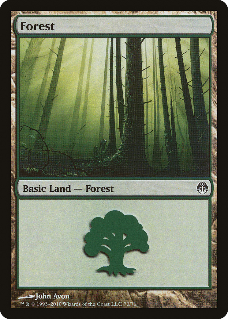 Forest (70) (DDE-070) - Duel Decks: Phyrexia vs. the Coalition