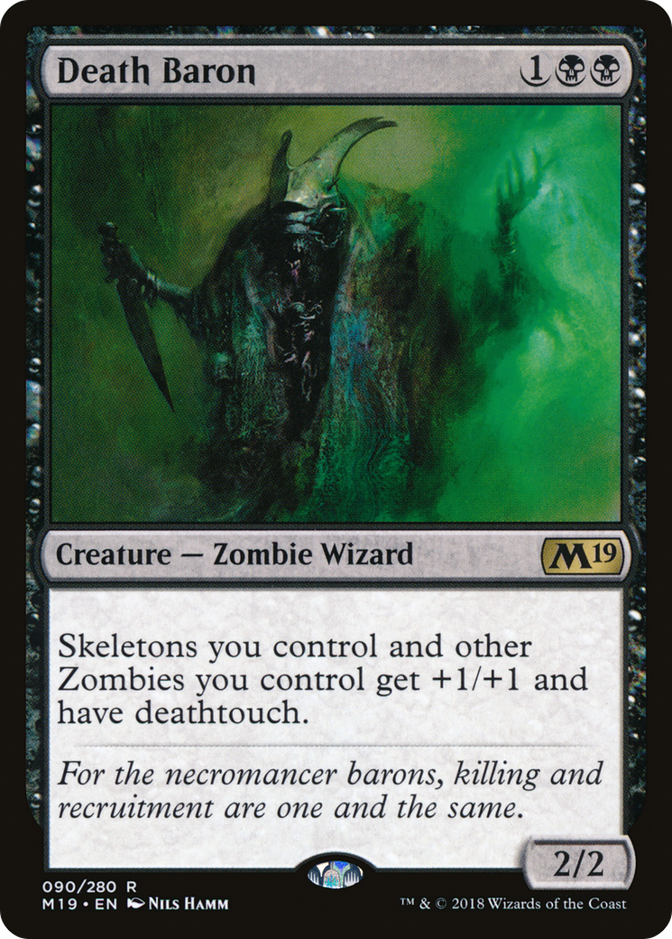 Death Baron (M19-090) - Core Set 2019
