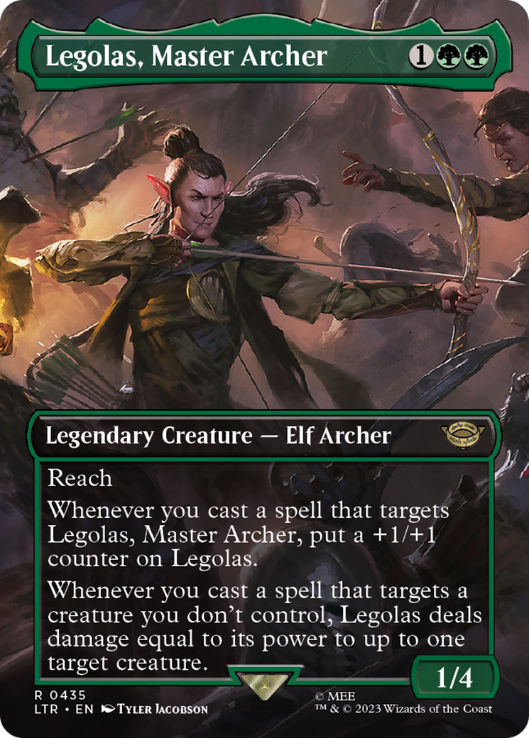 Legolas, Master Archer (Borderless) (LTR-435) - The Lord of the Rings: Tales of Middle-earth