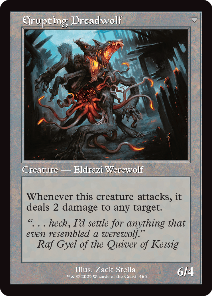 Smoldering Werewolf (Retro Frame) (INR-465) - Innistrad Remastered Foil