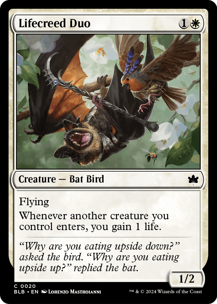 Lifecreed Duo (BLB-020) - Bloomburrow Foil