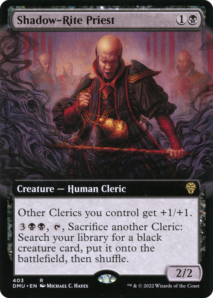 Shadow-Rite Priest (Extended Art) (DMU-403) - Dominaria United: (Extended Art)