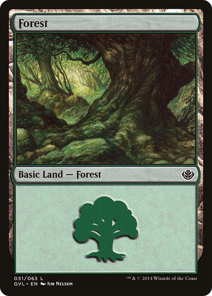Forest (31) (Garruk vs Liliana) (DD3-031) - Duel Decks Anthology: Garruk vs. Liliana