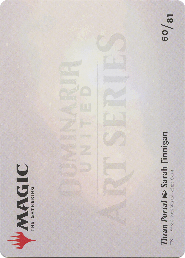 Thran Portal // Thran Portal (ADMU-060) - Dominaria United Art Series (Borderless) Foil