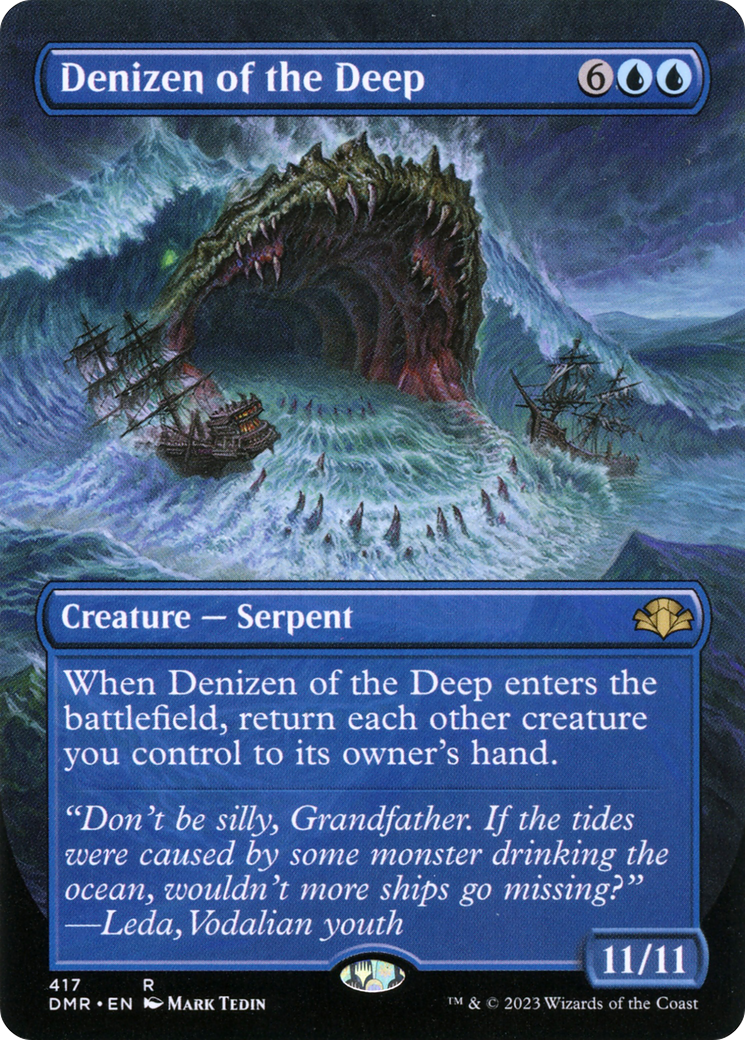 Denizen of the Deep (Borderless) (DMR-417) - Dominaria Remastered Foil