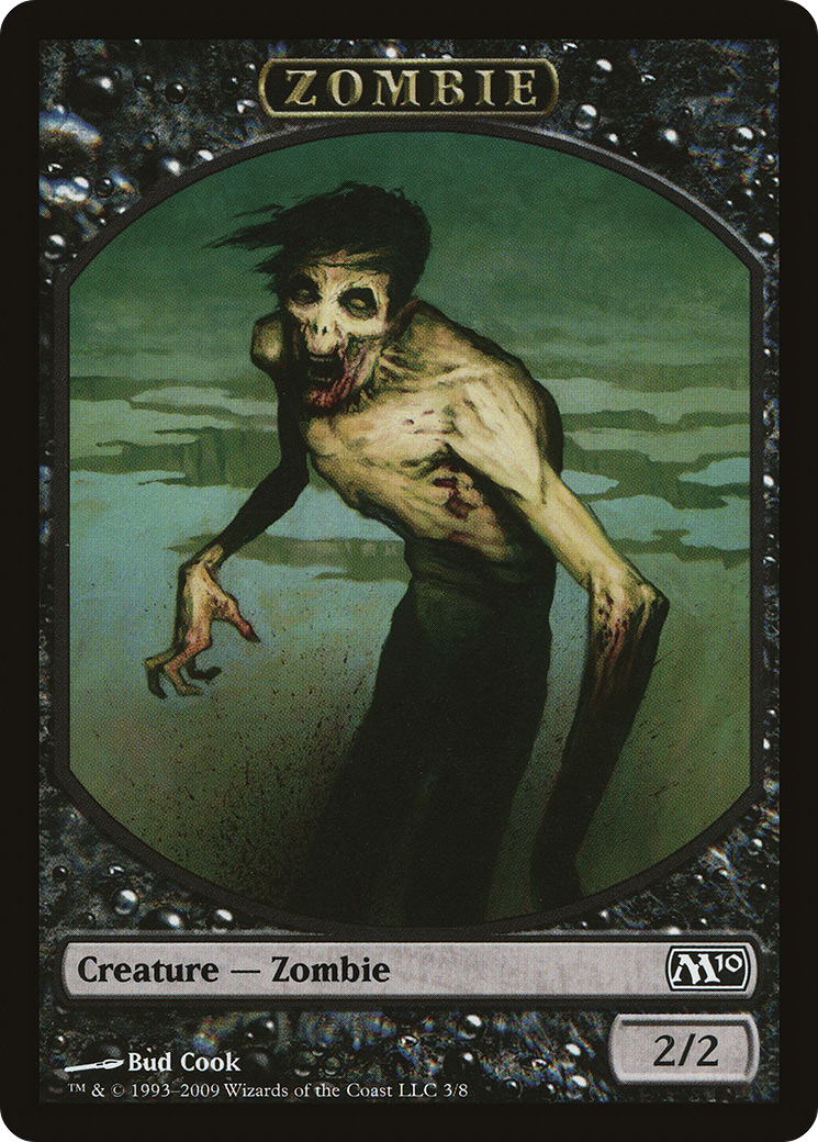 Zombie Token (M10-003) - Magic 2010 Tokens