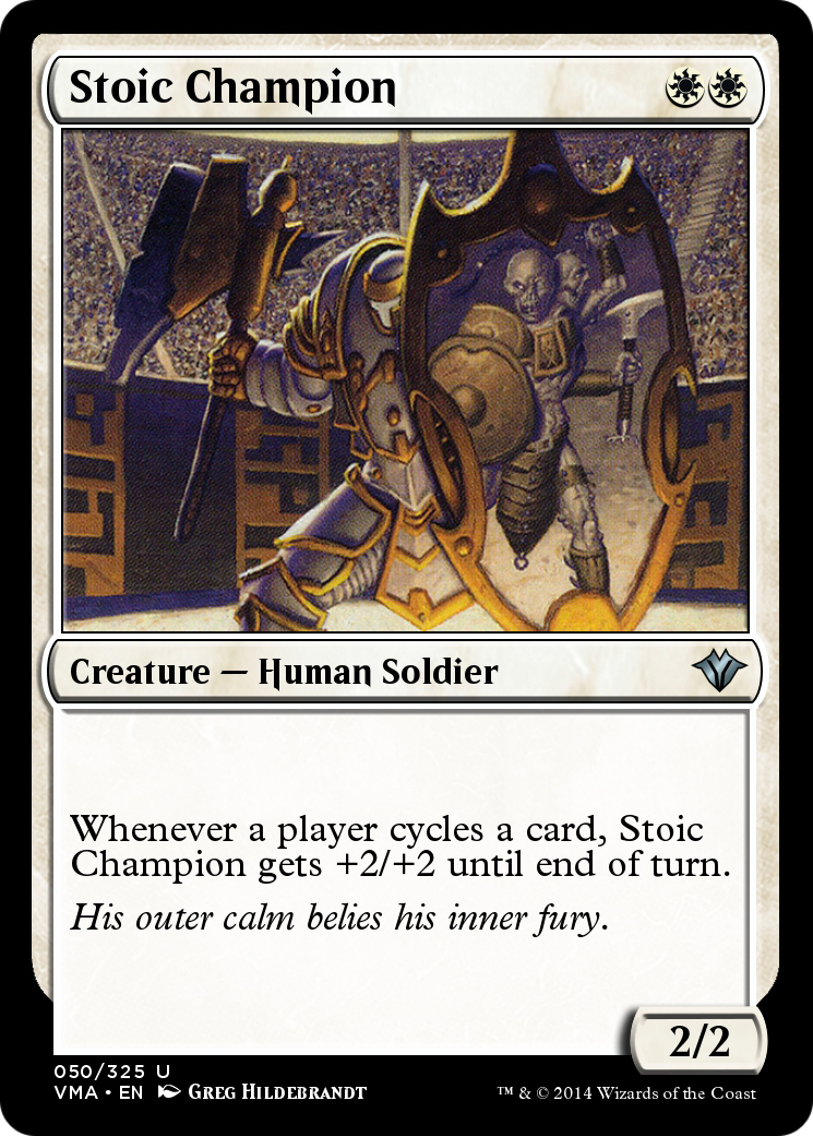 Stoic Champion (VMA-050) - Vintage Masters Foil