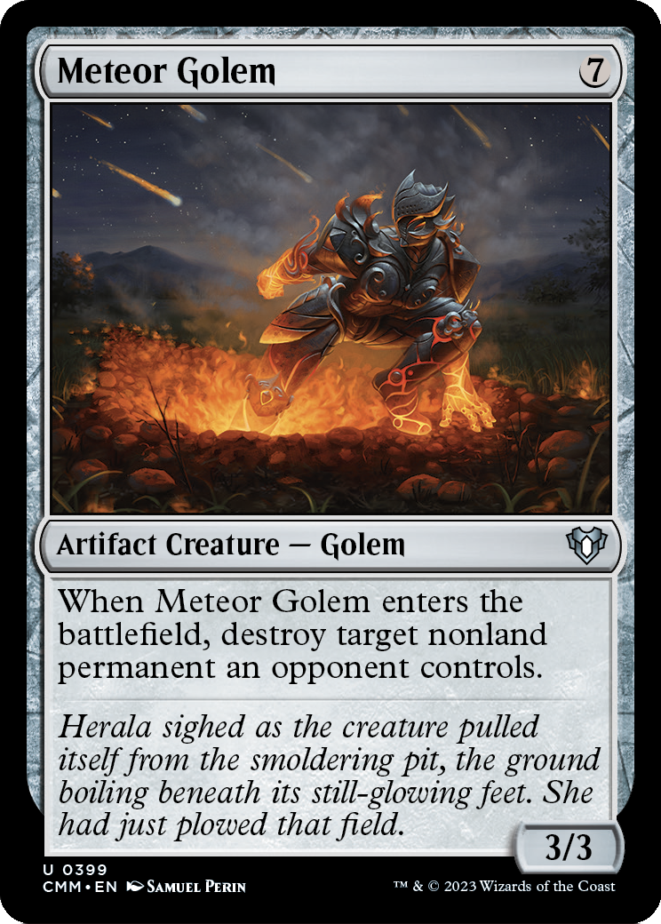 Meteor Golem (CMM-399) - Commander Masters