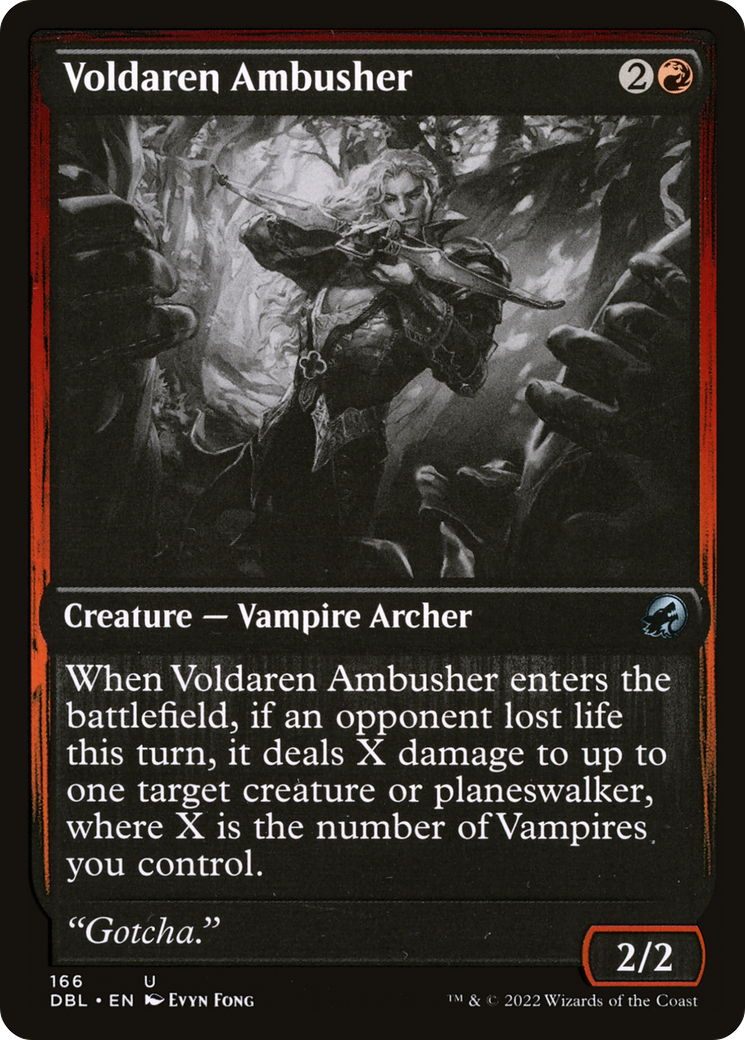 Voldaren Ambusher (DBL-166) - Innistrad: Double Feature Foil