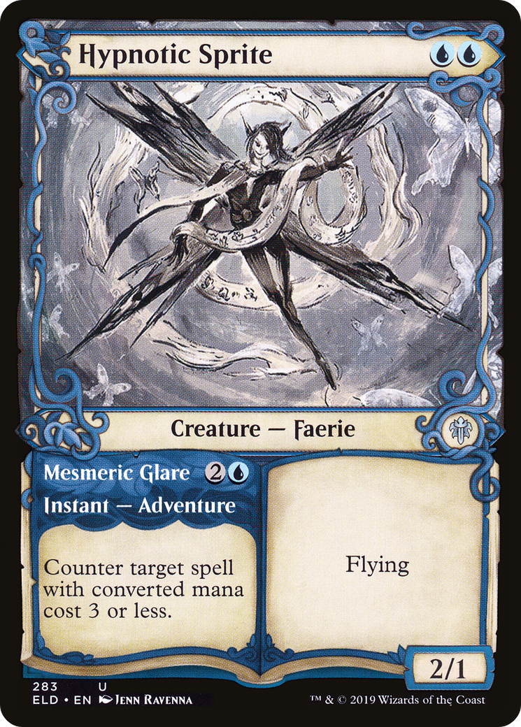 Hypnotic Sprite (Showcase) (ELD-283) - Throne of Eldraine: (Showcase)