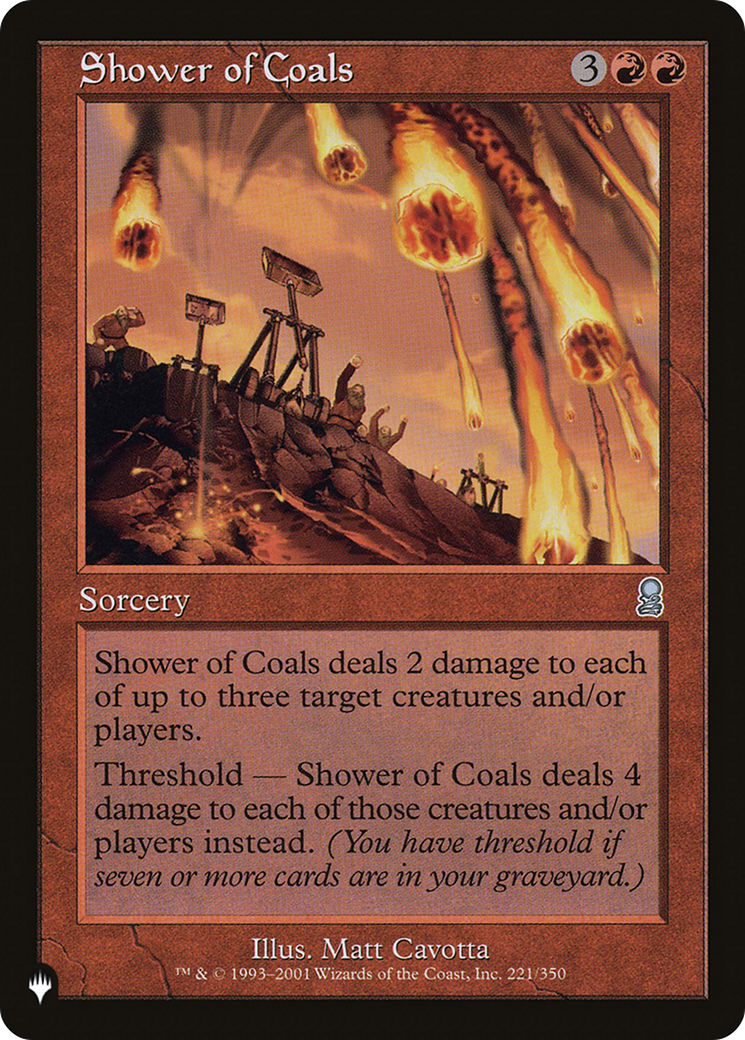 Shower of Coals (LIST-ODY-221) - The List