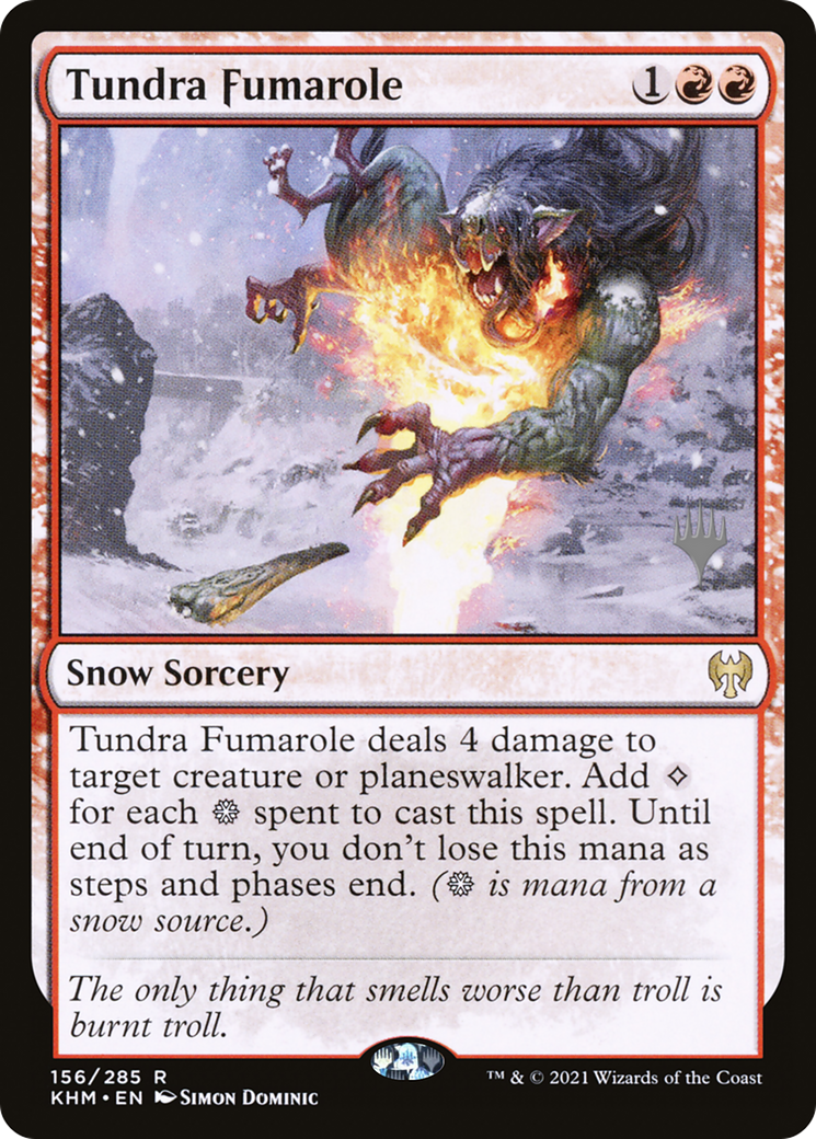 Tundra Fumarole (PPKHM-156) - Kaldheim Promos: (snow) Foil