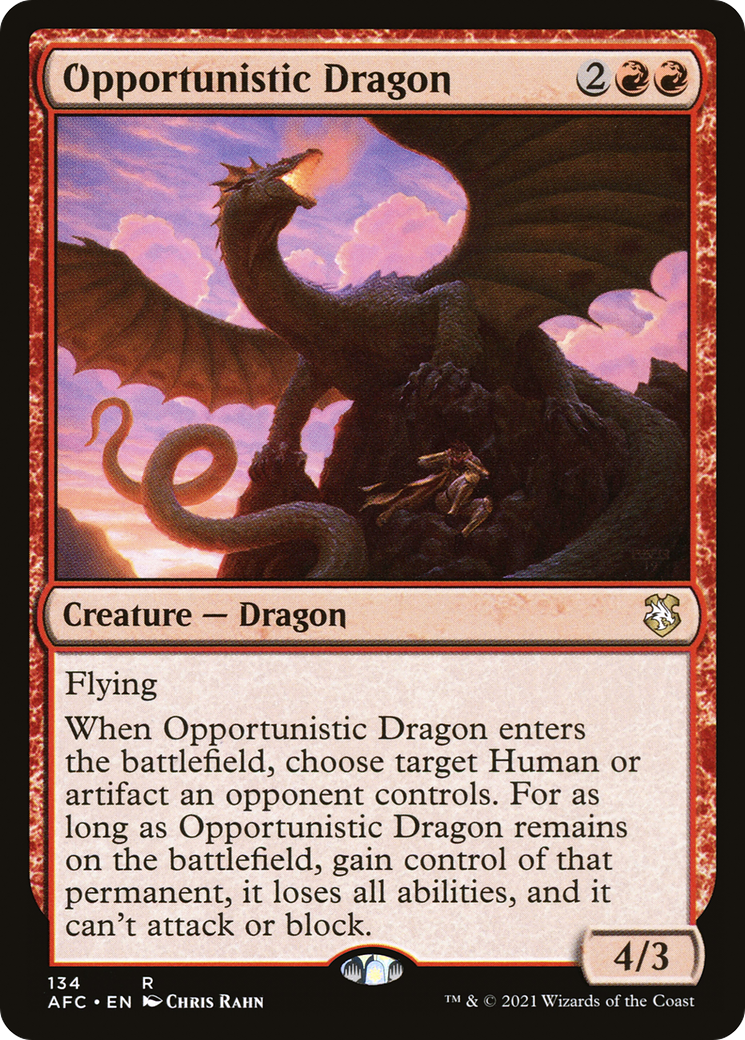 Opportunistic Dragon (AFC-134) - Forgotten Realms Commander