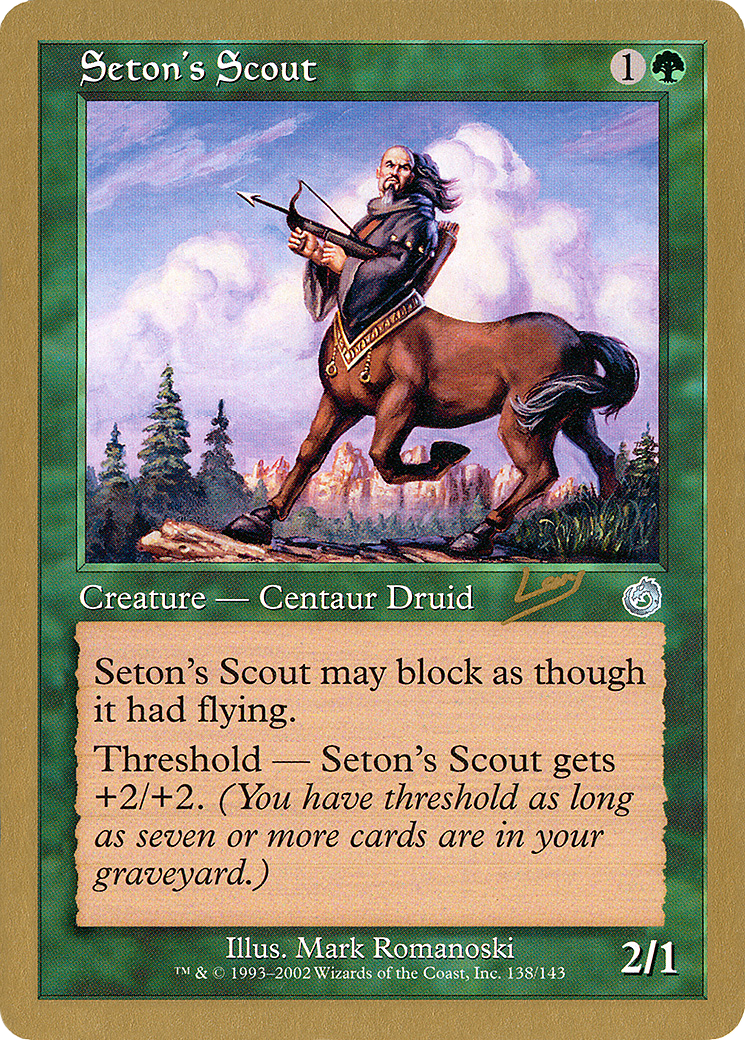 Seton's Scout - 2002 Raphael Levy (TOR) (WCD-RL138) - World Championship Decks 2002