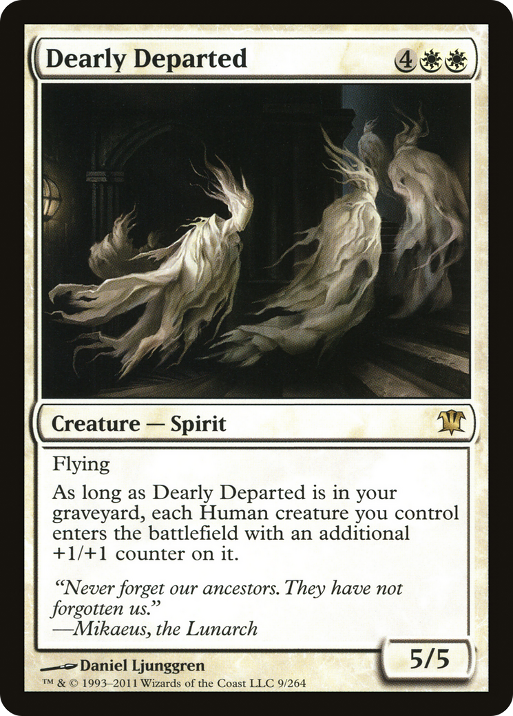 Dearly Departed (ISD-009) - Innistrad Foil