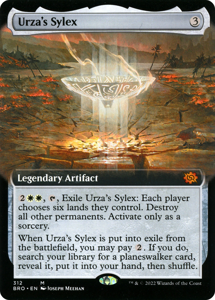 Urza's Sylex (Extended Art) (BRO-312) - The Brothers' War: (Extended Art) Foil